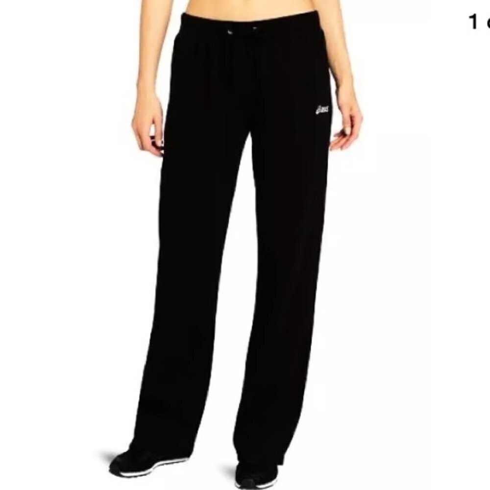Asics fleece pants wide leg XL
